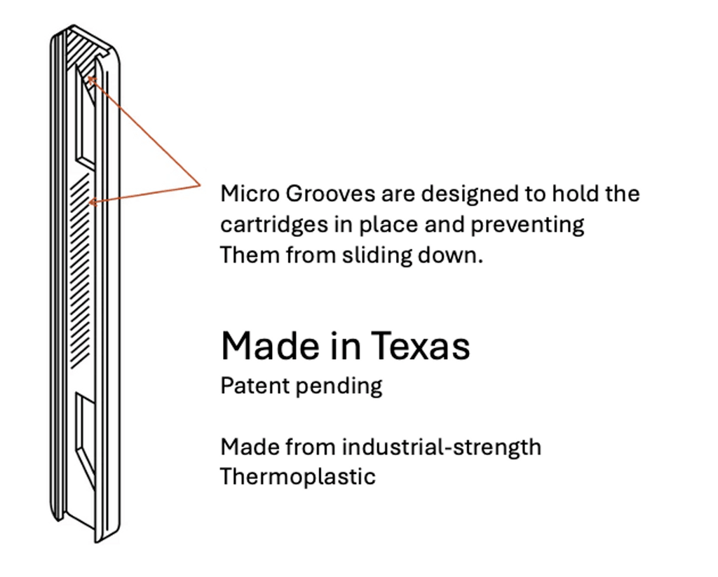 SCUSA™ Polymer 5.56 Stripper Clips Dealer Case | + Display